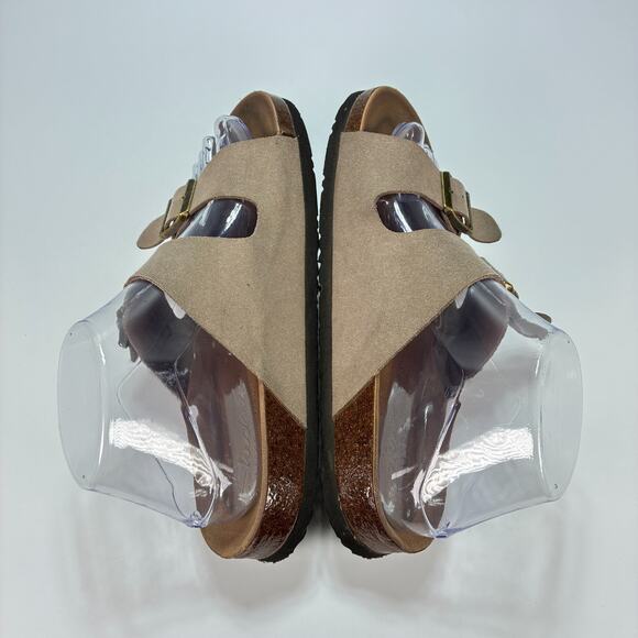 Birkenstock Arizona Soft Footbed Taupe Leather Sandals 56090 Women's Size 7 - Picture 7 of 10